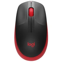 Мышь Logitech M190 (черный/красный) фото 1